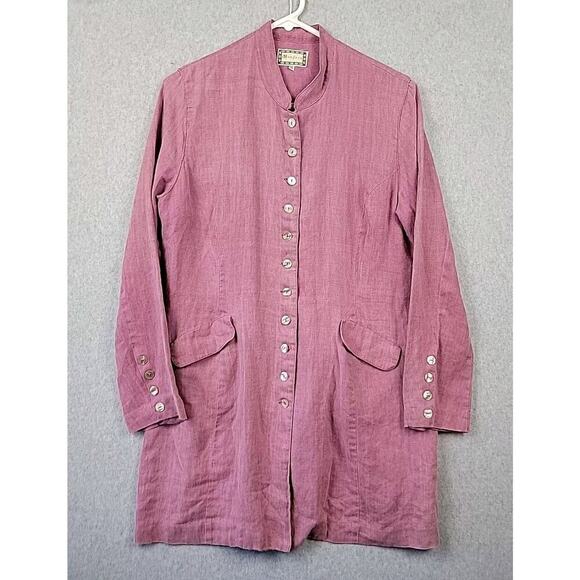Monsoon Pink Button-Down Blouse - Picture 1 of 12